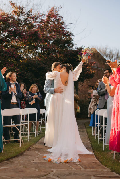 Claire & Skottowe - Just Married - Our Ampersand Photo