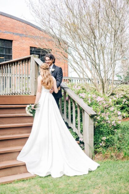 Goble Carters Creative Outdoor Portrait Of Bride And Groom