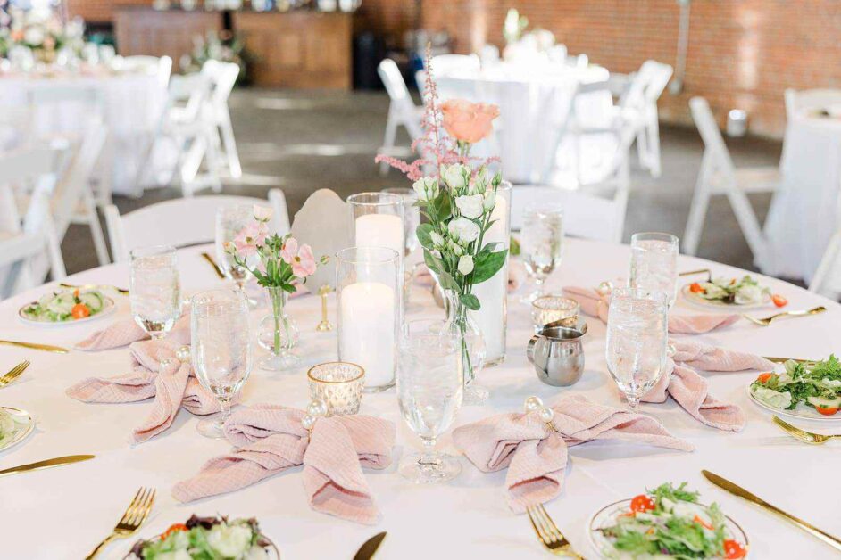 Katie And Jacob Cam North Photography Round Table Setting