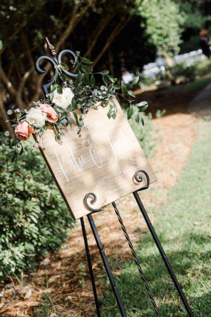 Katie And Jacob Cam North Photography Wedding Sign