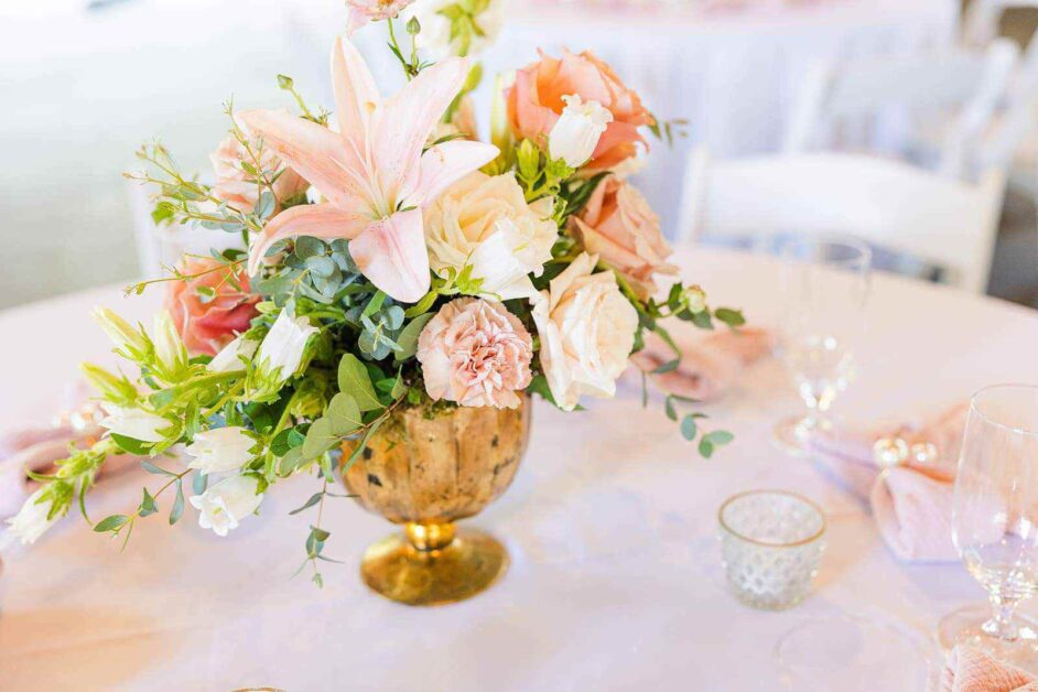 Katie And Jacob Cam North Photography Pink And White Flowers