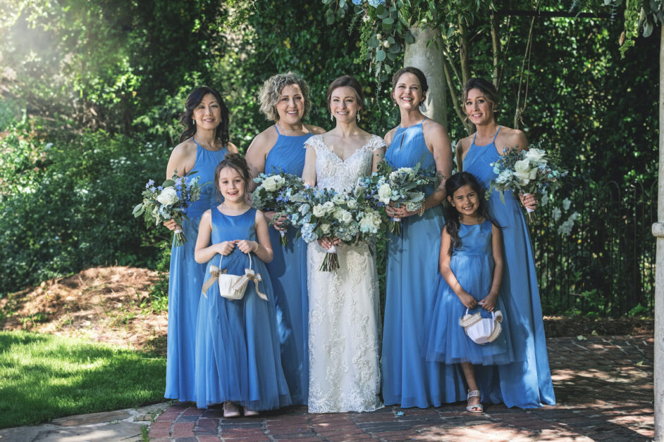 Katie And Phil Bridesmaids And Flower Girls Ashley Medlin Photography